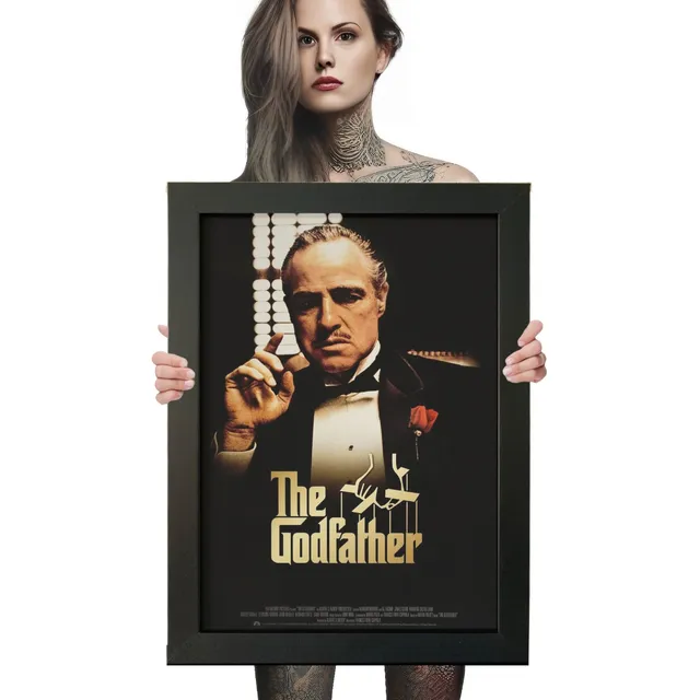 Quadro The Godfather O Poderoso Chefão Arte Poster A2