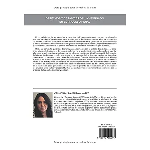 Libro: Derechos Y Garantías Del Investigado En El Proceso A
