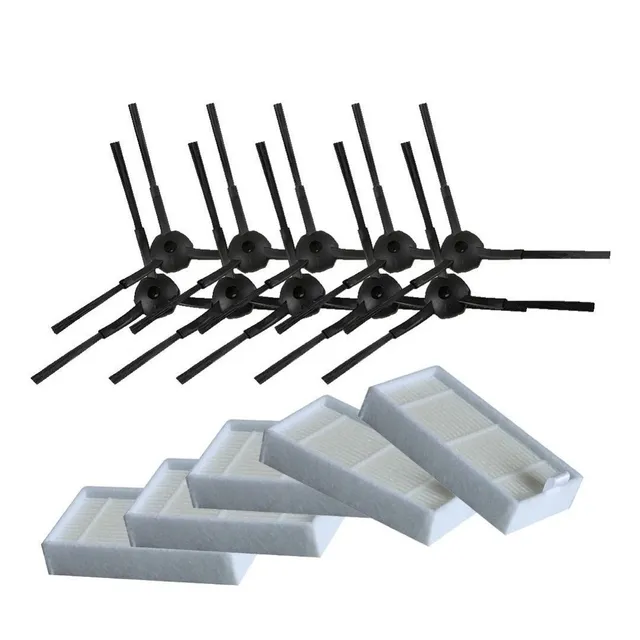 10 Escobillas+ 5 Filtros Smart Tek Ava Aspiradora Robot