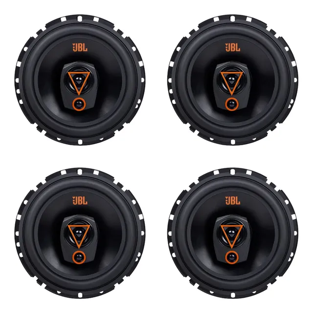 Kit 4 Falantes 6 Polegadas Jbl 6trms80 Triaxial 320w 4 Ohms