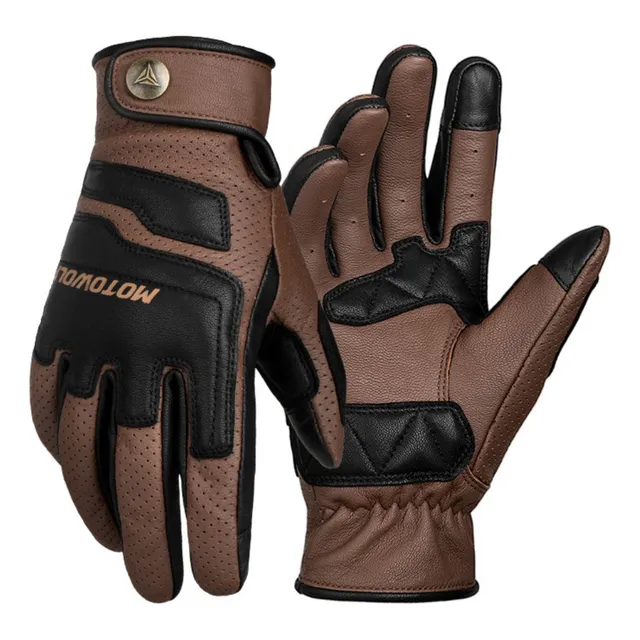 Guantes Moto Estilo Vintage Sramble Cafe Racer