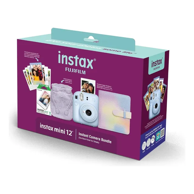Fujifilm Instax Mini 12 + Estuche + 10 Films + Album Bundle