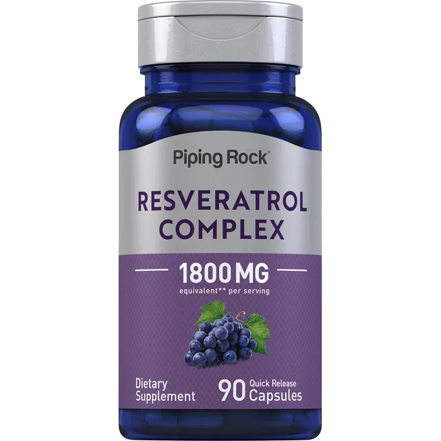 Resveratrol 1800mg 90 Cápsulas Ultra Potente