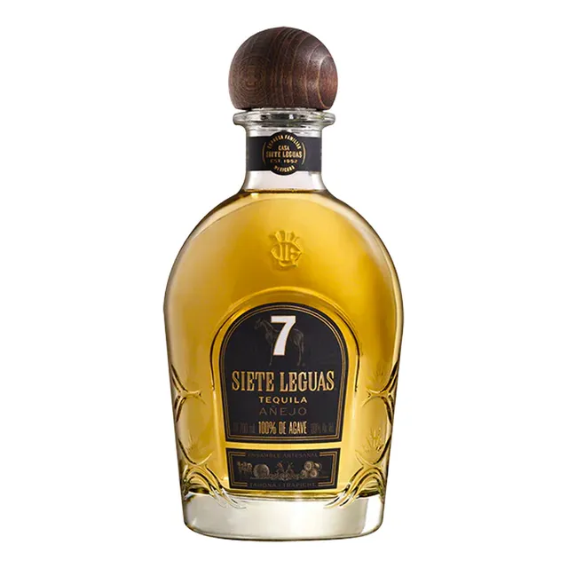 Paquete De 3 Tequila 7 Leguas Añejo 700 Ml