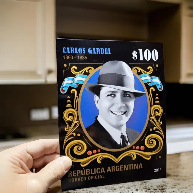 Cartel Chapa Gardel Filete Porteño Buenos Aires A/exterior