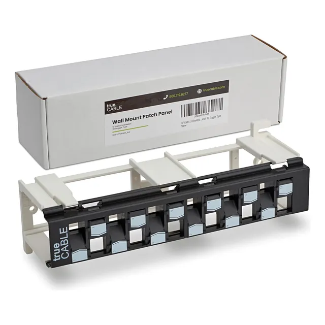 Truecable Panel De Conexiones Modular Escalonado 3d De 12 Pu
