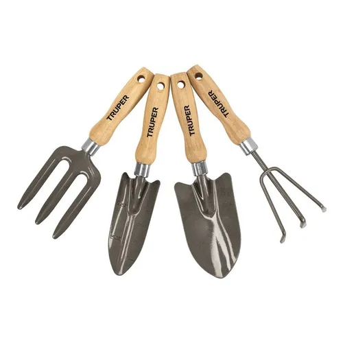 Juego Kit Herramientas Para Jardin 6 Pul 4 Piezas Truper