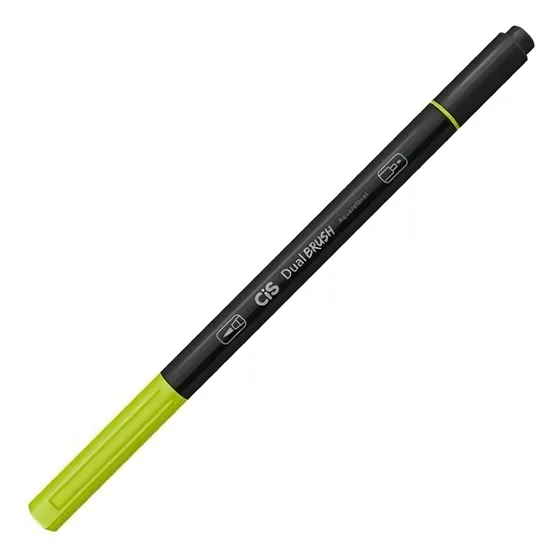 Caneta Pincel Dual Brush Pen Aquarelável Cis - Cores Cor 24 VERDE ABACATE