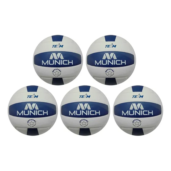 Pack X 5 Pelotas Voley Munich Team Indoor/outdoor Sgc