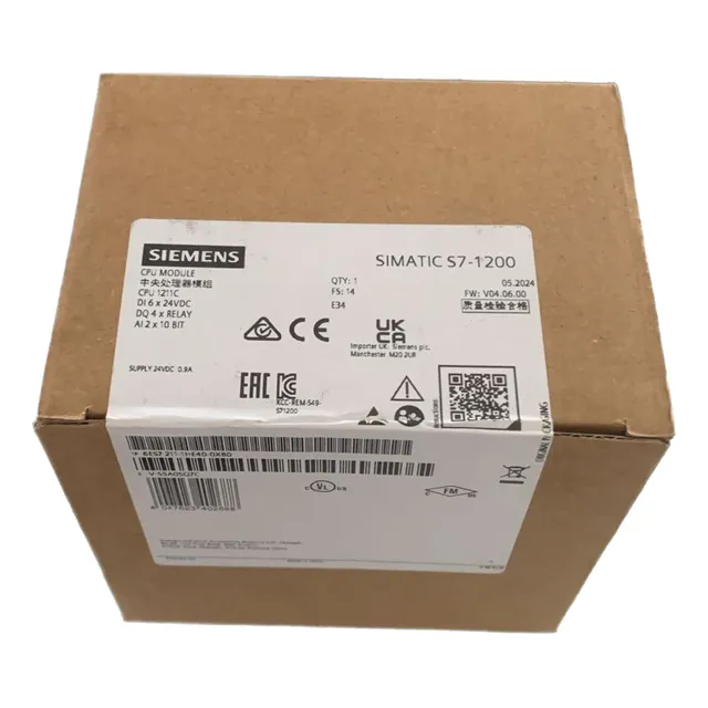 Siemens 6es7211-1he40-0xb0 Simatic S7-1200 Cpu 1211c