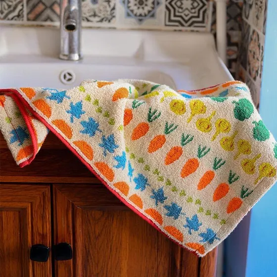 Linda Toalla Cocina Otoño Juego 2 13.5 X 30  Mano Para Niño