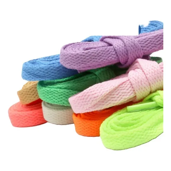 Cordon Para Zapatilla,colores,8mm Ancho, 120, Y 140cm Largo