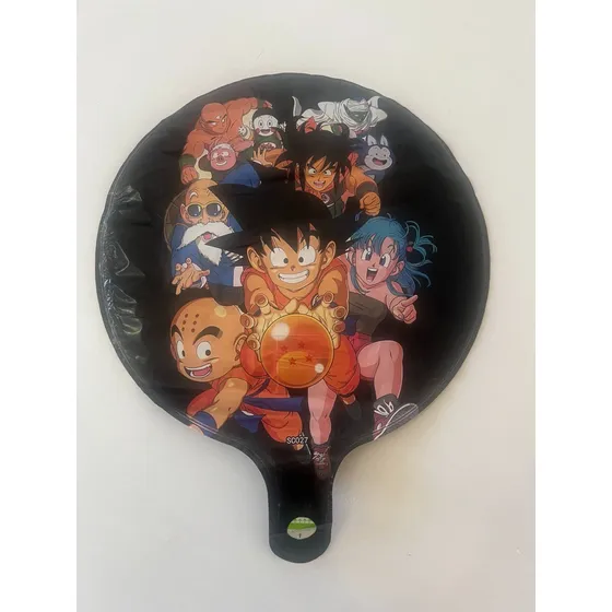 Kit C/10 Balões Metalizado Naruto Redondo Para Centro Mesa