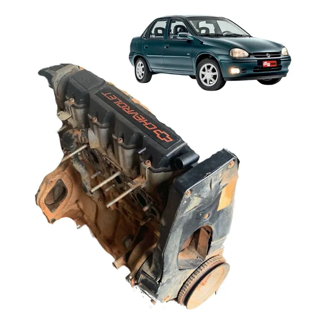 Motor Parcial Gm Corsa Classic Wind 1.0 Alcool 98 99 2001 02