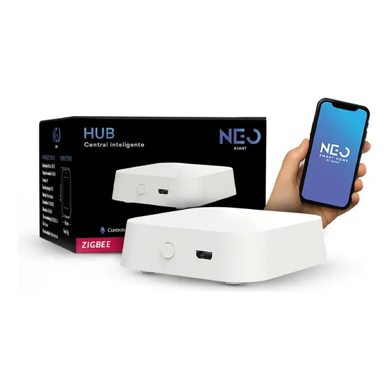 Hub Zigbee Sem Fio Central Inteligente Smart Neo Avant
