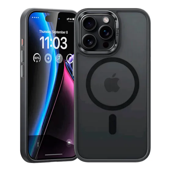 Case Benks Magsafe Mist Metal Camera @ iPhone 15 Pro Max 6.7