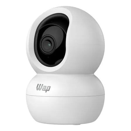 WAP Câmera de Segurança LENS 200, 360 Graus, Áudio Bidirecional com Cancelamento de Eco e Detector de Movimento, 5W 5V
