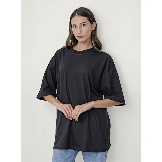 Remera Oversize Básica- Lisa Algodón Peinado - Redwhite