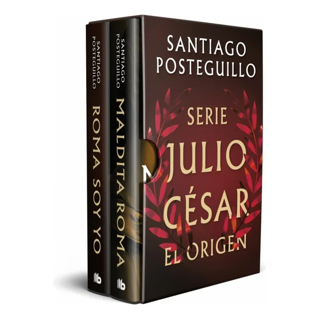 Serie Julio César"Santiago Posteguillo Roma Soy Yo y Maldita Roma Tapa Blanda