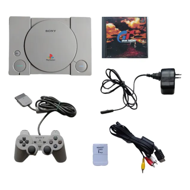 Sony Playstation 1 Fat Japonés - Juego Y Accesorios Ps Fat Con Juego
