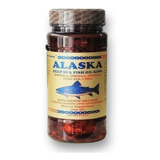 Alaska Omega 3 6 9  De 100 Capsulas - Unidad a $500
