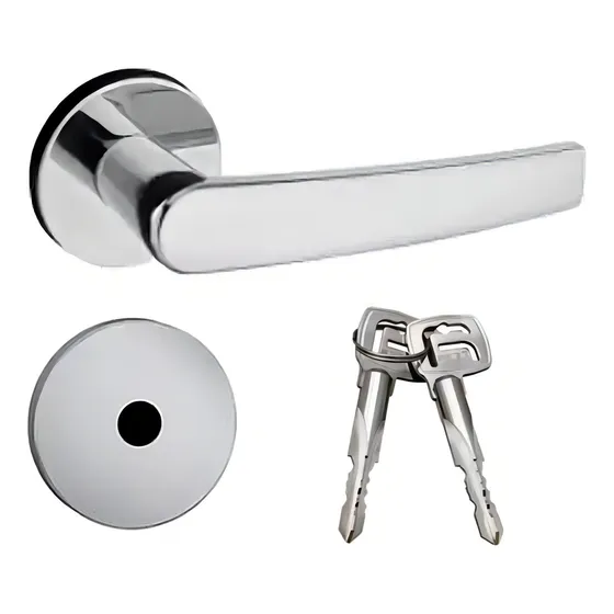 Fechadura Pado 401 Concept Tetra Roseta Cromado - 40mm Cor Cromada