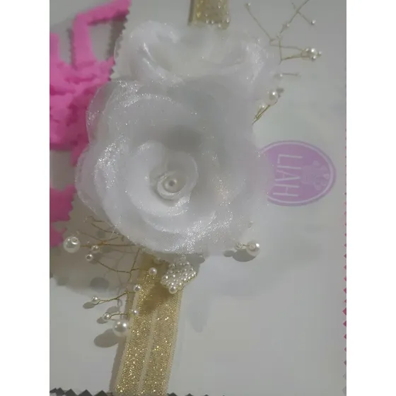 Lazos, Cintillos, Diademas, Tiaras Bautizo, Boda, Comunión 