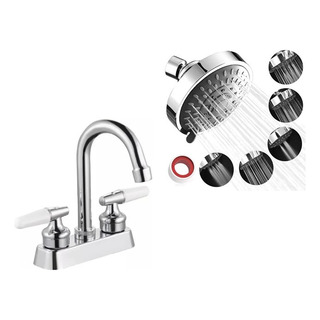 Grifo Mezcladora Y Regadera 4 Con Brazo Kit Grifo Mezcladora Y Regadera 4 Con Brazo Kit