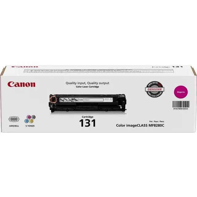 Cartucho De Tóner Canon 131 6270b001aa Magenta 1500 Páginas