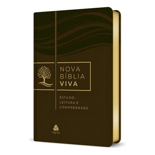Bíblia De Estudo Nova Bíblia Viva | Nbv | Capa Marrom Bíblia De Estudo Nova Bíblia Viva | Nbv | Capa Marrom