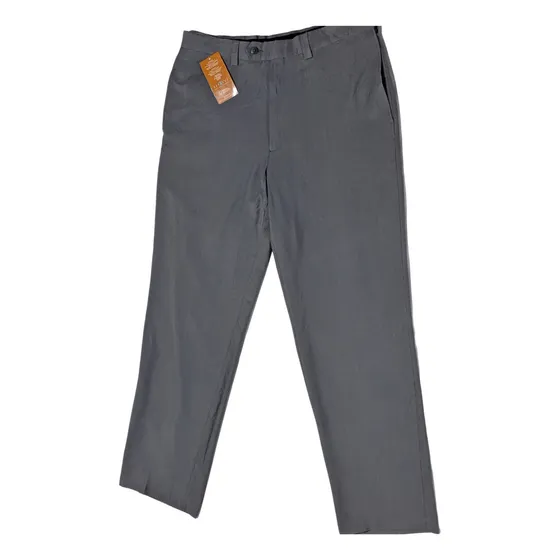 Increíble Pantalón De Vestir. Gris. Haggar. 34x32. Oferta.