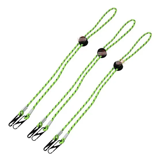Sujetador Cordon Para Cubrebocas Ajustable Mayoreo Set 3 Pz Color Verde
