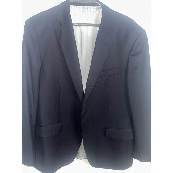 Blazer Traje Marca Impeccable  Azul Oscuro Talla L