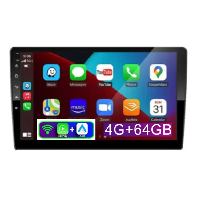 Central Multimídia 10 Polegadas Android E Gps Integrado Wi-f