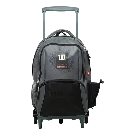 Mochila con Carro Wilson Escolar Niños Reforzada Color Gris 65.02665