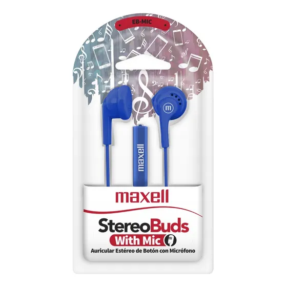 Audifonos Maxell Stereo Buds With Mic 