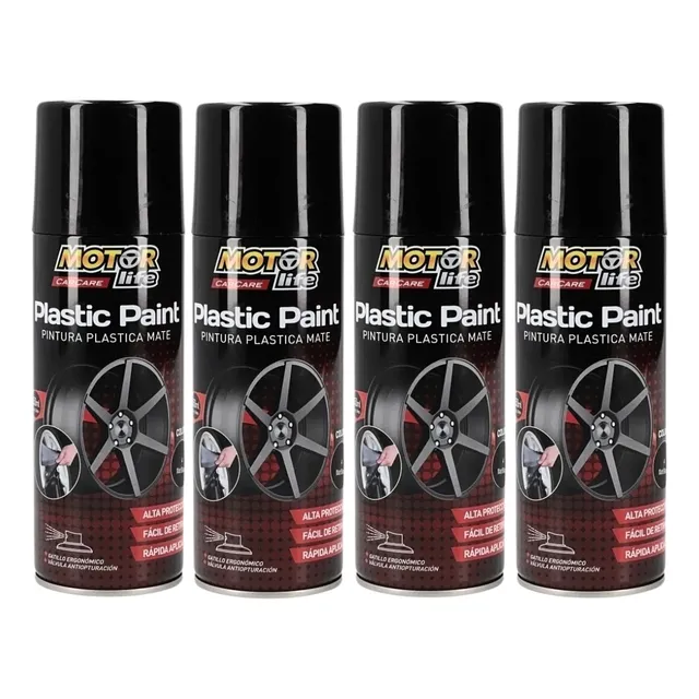 Plasti Dip Pack 4 Negro Mate - Impowick