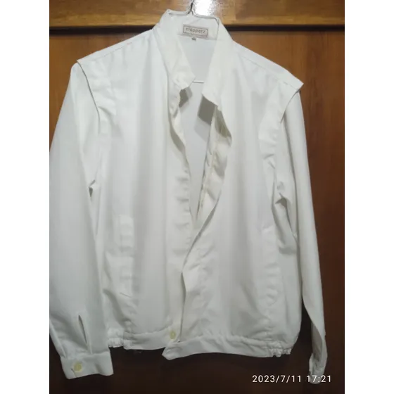Chaqueta Deportiva Blanca Talla L