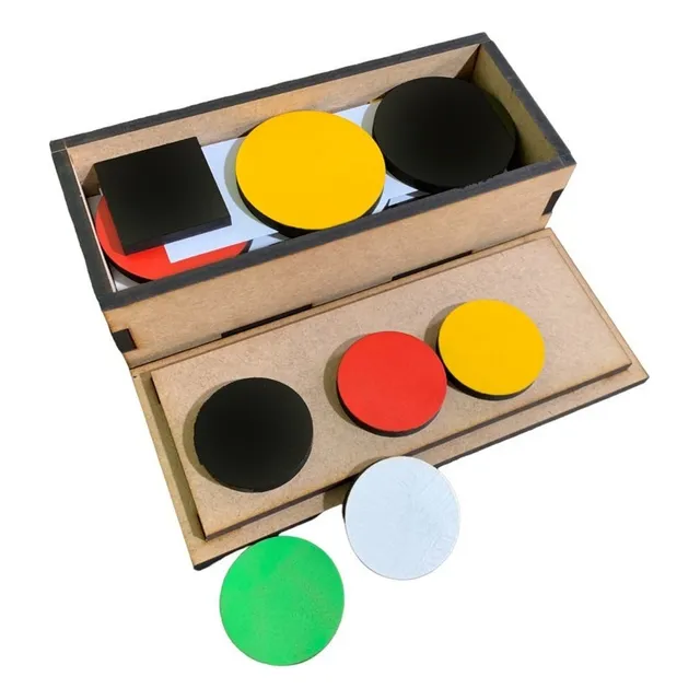 Teste Token Colorido Jogo Educativo Avaliação Pedagógica