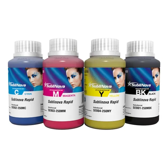 Tinta Sublimatica Inktec Profeel Kit 4x 250ml Sublinova Dx4