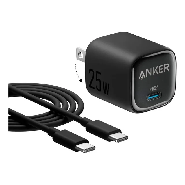 Cargador Anker 25w Carga Súper Rápida + Cable Para Galaxys25