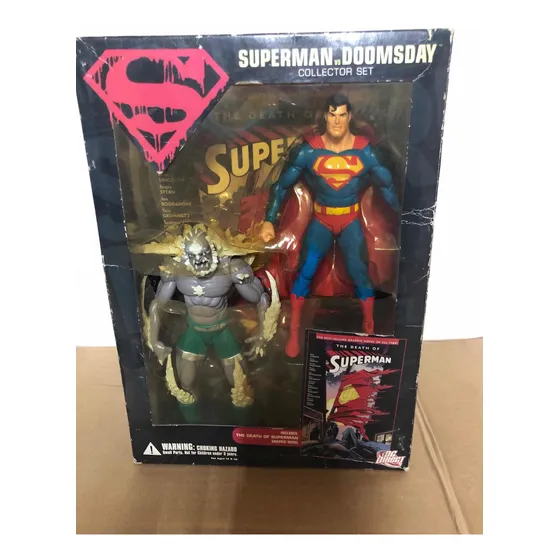 Supermán Vs Doomsday The Death Of Supermán Collector Set Dc