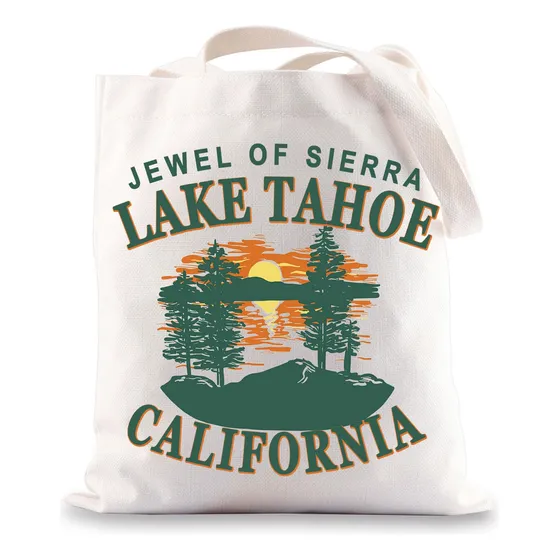 Bolsa Viaje Lake Tahoe Regalo Recuerdo Al Lago
