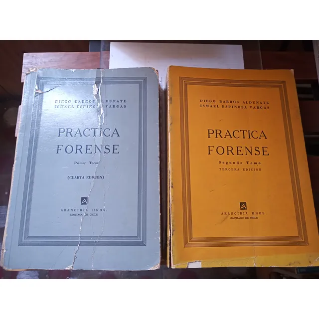 Práctica Forense - Diego Barros Aldunate 2 Tomos