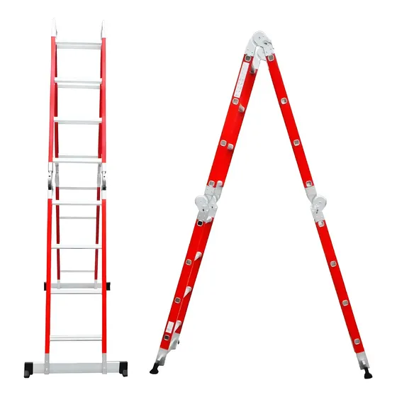 Escalera Articulada Dielectrica 16 Escalones 4x4 4,7 Metros