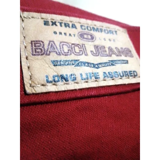 Pantalón Largo Bacci Rojo Usado Talla 9 - 10