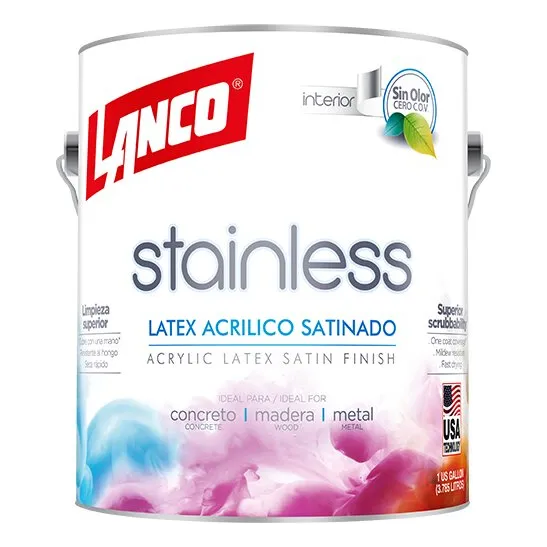 Pintura Libre De Olor Resistente A  Miles De Lavadas Lanco