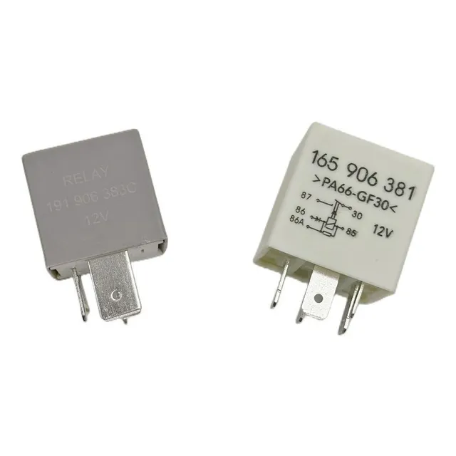 Kit 2 Relevador Vw Computadora #30 Relay Bomba Gas No.167/8