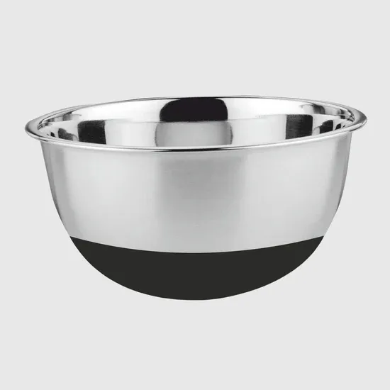 Bowl De Acero Tazon Frutas Mezclar Grande Reposteria Cocina
