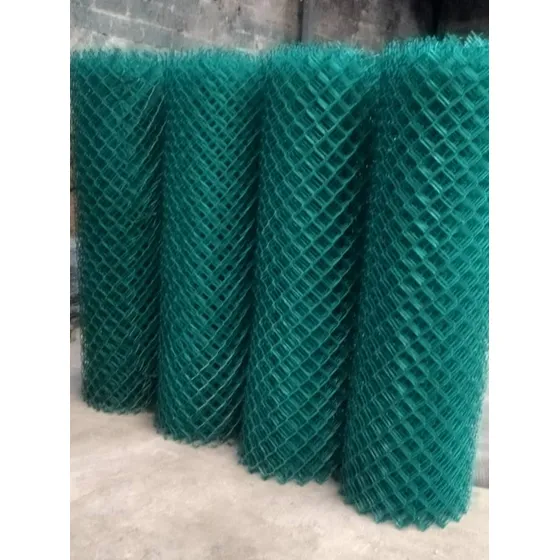 Malla Ciclon Plastificada Verde Cal 10 X 1.80 X 25 Mts Largo